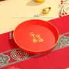 Venda Direta de Fábrica Prato de Frutas Secas Mesa de Centro da Sala de Estar Caixa de Doces Compartimentada Prato de Frutas e Nozes para Ano Novo Caixa de Armazenamento de Lanches com Sementes de Girassol