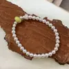 Pulsera de Perlas para Mujer 2024 Nuevo Estilo Pulsera de Perlas de Transferencia de Agua Clara para Mujer Nuevo Estilo Chinoiserie Regalo de Nicho para Novia y Mejor Amiga
