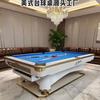 Mesa de Billar Comercial Estándar Mesa Nueva Mesa de Nueve Bolas Americana Boca de Cobre Almacenamiento de Acero para el Hogar Piedra Azul Entrenamiento Integrado Al por Mayor