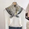 Bufanda de Seda y Lana Vintage para Mujer 2026 Nueva Bufanda para el Cuello de Otoño e Invierno con un Toque de Lujo Chal de Seda y Lana