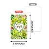 Set de Tarjetas de Felicitación Florales de Acuarela Modelo Nuevo Transfronterizo de 36 Piezas, Tarjetas de Bendición de Amor, Tarjetas de Regalo para Fiestas