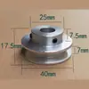 Polea de Aleación de Aluminio de una Ranura para Correa Redonda de 6 mm Polea para Motor de Husillo Polea Tipo O Rueda de Transmisión Polea Pequeña