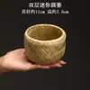 Mini cesta tejida de bambú, cesta de frutas tejida artesanalmente creativa, cesta de almacenamiento para el hogar, pala para verduras, cesta para lavar arroz