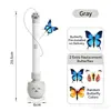 Juguete para Gatos Eléctrico Recargable con Ventosa y Cable de Acero Elástico Extendido