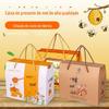 Caixa de Presente de Mel Caixa Colorida Personalizada Embalagem de Mel Caixa de Presente Produto Nativo Caixa de Presente de Frutas Embalagem Universal Personalizada