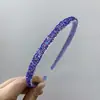 Venta Caliente Europea y Americana Diadema con Purpurina Hecha a Mano DIY Diadema de Lentejuelas Polvo de Cebolleta Diadema Diadema Accesorios para el Cabello