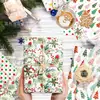 WX-Papel perolado de Natal 17g papel de embrulho à prova de umidade para doces de presente decoração de árvore de Natal com frutas papel de seda