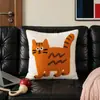 Funda de almohada de felpa estilo ins nórdico nube linda sofá habitación sala de estar cojín cabecero cojín bordado respaldo gama alta