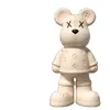 Cofrinho Urso Violento, uma peça decorativa de chão para a sala ao lado da TV, só permite a entrada de dinheiro, não a saída, um presente luxuoso e de alta qualidade para uma casa nova