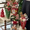 Maleta Navideña Pieza de Estilismo Integrada DIY Floral Helado Nochebuena Material de Empaque Maleta de Manzana