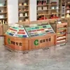 Nuevo Gabinete de Cigarrillos para Tienda de Conveniencia Esquina de Caja de Supermercado Exhibidor Curvo de Tabaco Combinación de Gabinete de Cigarrillos de Vidrio Deslizante Comercial para Supermercado