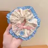 Elástico de Cabelo Doce com Laço de Renda para Meninas, Faixa para Coque, Acessório de Cabelo para Menininhas, Elástico para Rabo de Cavalo