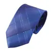 Corbata para Traje de Hombre Profesional Boda Novio Estudiante Negocios Negra 8cm Rayada Corbata de Negocios para Hombre Atada a Mano