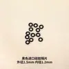 Accesorios separadores de silicona transparentes ultrafinos para pulseras DIY, espaciadores de cuentas invisibles anti-desgaste