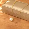 Brincos de Tarraxa Quadrados de Pérola Simples e Modernos Sensação de Alto Padrão Versátil para o Dia a Dia Brinco de Temperamento Gentil para Mulheres Doce Elegante Colar