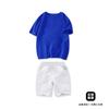 Ropa de Desempeño para Jardín de Infantes Logo Personalizado Opciones Multicolor Manga Corta Shorts Conjunto de Dos Piezas Camisa Publicitaria de Estudio para Niños y Niñas