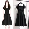 2023 nueva ropa de talla grande para mujer, vestido de temperamento de moda para hermana gorda, falda de cintura adelgazante para mujer, verano para mujer