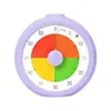 Temporizador Visual, Temporizador Silencioso para Aprendizado Infantil, Ferramenta de Autodisciplina, Despertador Lembrete Contagem Regressiva de Gerenciamento de Tempo