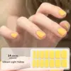 14 se refiere a [serie de color sólido] pegatinas de uñas de gel sin luz transfronterizas explosiones temu pegatinas de uñas duraderas impermeables