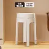 Banqueta de Plástico para Uso Doméstico, Espessada, Empilhável, Banqueta Redonda, Banqueta Moinho de Vento, Banqueta Alta para Mesa de Jantar, Cadeira Simples Durável Extra Espessa para Sala de Estar
