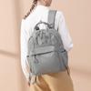 Mochila de Lona de Nylon para Mujer de 14 pulgadas para Viaje Diario, Mochila para Estudiante Universitario de Tela Oxford de Gran Capacidad, Novedad, Moderna