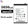 Adequada para baterias de celular SYMPHONY, a nova bateria Innova 10 de alta capacidade com 5050mAh está disponível para atacado diretamente da fábrica.