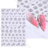 Belleza Total Transfronterizo Nuevas Pegatinas para Uñas Artísticas 3D Dibujos Animados Azul Tinta Lunares Franceses Ballena Pegatinas para Uñas Artísticas