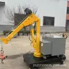 Shengda Warehousing Guindaste de Contrapeso de Armazém Caminhão com Lança Hidráulica Móvel Guindaste Pequeno Elétrico Autopropelido