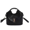 Bolsa de Mão Acolchoada Estilo Tweed para Legumes Feminina 2025 Nova Yangshulin Casual Grande Capacidade Ombro Único Transversal
