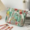 Nuevo Bolso Cosmético Bordado de Flores de Gran Capacidad Bolsa de Almacenamiento para el Cuidado de la Piel Portátil para Salir Bolsa de Aseo de Viaje Bolsa Interior