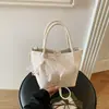 Bolsa de ombro/transversal feminina estilo coreano de luxo leve simples para axila, capacidade grande, novidade verão 2026