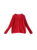 Suéter cárdigan elegante de estilo coreano para mujer de talla grande, otoño e invierno, chaqueta de punto ajustada, prenda exterior, top de manga larga