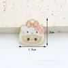 Acessórios de Joias DIY Coração de Elfo de Desenho Animado Transfronteiriços, Joias DIY Artesanais Fofas e Criativas, Acessórios de Joias DIY Esmaltados