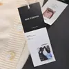 Nuevas Etiquetas de Ropa, Etiquetas de Textura Personalizadas, Cinta Gruesa, Diseño de Tarjeta Colgante Antidesgarro, Etiquetas Universales de Marca Hechas a Medida