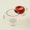 Frasco de almacenamiento sellado de silicona de grado alimenticio con cuchara, frasco de almacenamiento para cocina, recipiente transparente de vidrio para arroz para el hogar, frasco de almacenamiento portátil