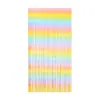 Nuevo Producto de Comercio Exterior de Amazon: Cortina de Lluvia de Color Gradiente Cielo Estrellado Brillante, Decoración de Fondo de Cortina de Lluvia para Fiestas de Cumpleaños y Bodas