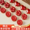 Accesorios de Pixiu de Cinabrio Imperial Dorado Púrpura de Alto Contenido Pulsera de Abalorios Colgante Llavero Encanto para Bolsa Accesorios