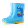 Botas de chuva infantis, botas de chuva antiderrapantes para meninos, sapatos aquáticos infantis para meninas, sapatos de borracha impermeáveis para crianças meninas