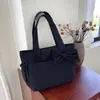 Bolsa Tote Grande de Nicho Coreana, Bolsa de Ombro Casual da Moda para o Dia a Dia, Bolsa Simples de Axila, Bolsa Saco