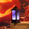 Luz de Halloween Lâmpada de Chama Lâmpada a Óleo Lâmpada de Vela Lanterna de Lareira de Carbono Preto Adereços Decorativos de Festival Ornamentos Luminosos
