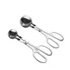 Molde para albóndigas de acero inoxidable, herramienta de cocina doméstica para hacer albóndigas, herramienta pequeña para hacer bolas de arroz