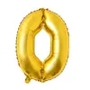 Decorações de Cena com Folha de Alumínio para Festa de 32º Aniversário Balões de Folha de Alumínio de 40 polegadas para Festa Decoração de Folha com Número 16 Letra Celebração de Casamento