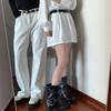 Botines de tacón grueso de estilo británico para mujer, botas Martin con hebilla única, estilo retro, estilo vaquero, 2024