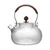 Vidrio de Borosilicato Alto Martillo Mango de Cobre Olla Reforzada Estufa Cerámica Eléctrica Hervidor para Hacer Té Tetera Doméstica Engrosada