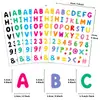 6 Hojas/Paquete de Combinación de Números, Letras y Símbolos Pegatinas de Graffiti Coloridas Venta Caliente Transfronteriza Decorativas DIY para Tazas de Agua Pegatinas para Computadora