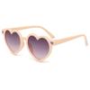 Gafas de sol para niños de amor transfronterizo, gafas de fiesta para niños con forma de corazón de color caramelo de moda, nuevas gafas de sol para niños al por mayor