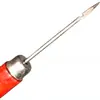 Qianpcong Punzón de Gancho Punzón Afilado con Gancho Herramienta DIY Punzón con Mango de Madera Aguja para Hilo de Zapatos de Ganchillo Calabaza Doble
