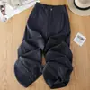 Pantalones Rectos Delgados de Lino para Verano para Mujer 2026 Nuevos Blancos Sueltos Casuales de Cintura Alta Adelgazantes de Pierna Ancha para Mujer