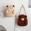 Nova Bolsa de Ombro de Urso de Pelúcia Coelho Bolsa de Pelúcia Bolsa de Mão Feminina Bolsa Fofa de Grande Capacidade Bolsa de Cosméticos para Exterior