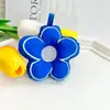 Tela de florcitas bordadas con flores llavero accesorios simple moda llavero máquina de muñecas mochila regalo